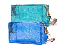 2026-linjou 2 Bolsas De Maquillaje Transparentes Pequeñas Impermeables Portátiles Para Viaje Y Organización
