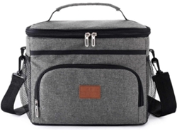 Bolsa térmica plegable, aislada y a prueba de fugas con laterales suaves, ideal para picnics, compras, acampadas y viajes en coche. M
