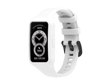 Correa Smartwatch para Huawei Band 7/6 Pro/6/Honor Band 7/6 Universal Integrada Silicona (Blanco)