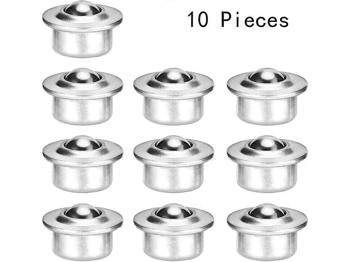 10 Ruedas Giratorias De Acero Carbono, Rodantes 360 Grados Para Muebles, Treadmill, Sofá, Refrigerador Y Equipos Mecánicos