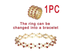 2026-pulsera Anillo Mágico Retráctil 2 En 1 Creativa Estirable De Cobre Plata S925 Cubic Zirconia Regalo Mujer