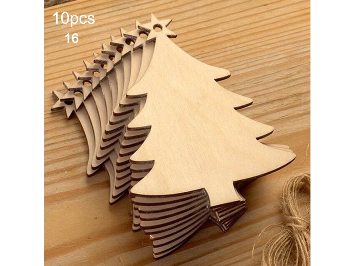 Artesanías de madera con grabado y decoración creativos