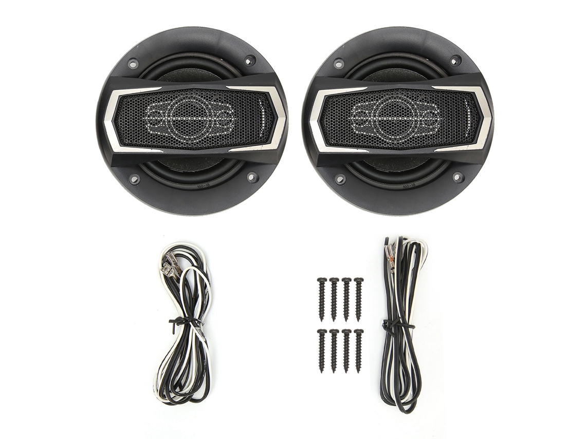 2 Peças Alto-falantes Coaxiais De Carro 300w 4 Ohms 4 Polegadas Som Estéreo Veicular