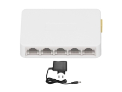 Conmutador Gigabit De 5 Puertos 10/100/1000mbps, Concentrador Ethernet Rj45 Zx-g1005s, Enchufe Estadounidense.