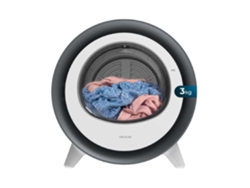 Cecotec Secadora Compacta De Evacuación 3 Kg Bolero Dresscode Dry 3500v Silver 8 Programas Clase A Secado Automático Inteligente