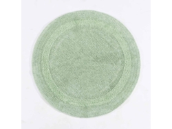 Homescapes Luxury Reversible Round Bath Mat - Sage Green