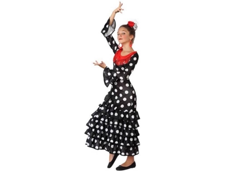 Disfraz de Niña ATOSA flamenco negro (Tam: 10-12 años)