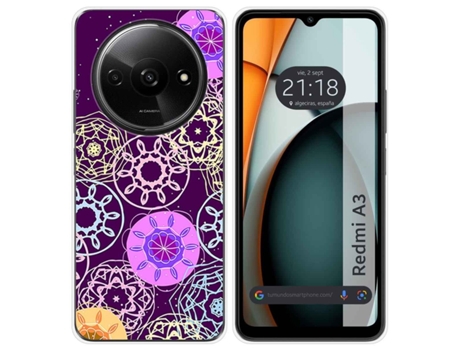 Funda para Xiaomi Redmi A3 TUMUNDOSMARTPHONE Silicona Multicolor