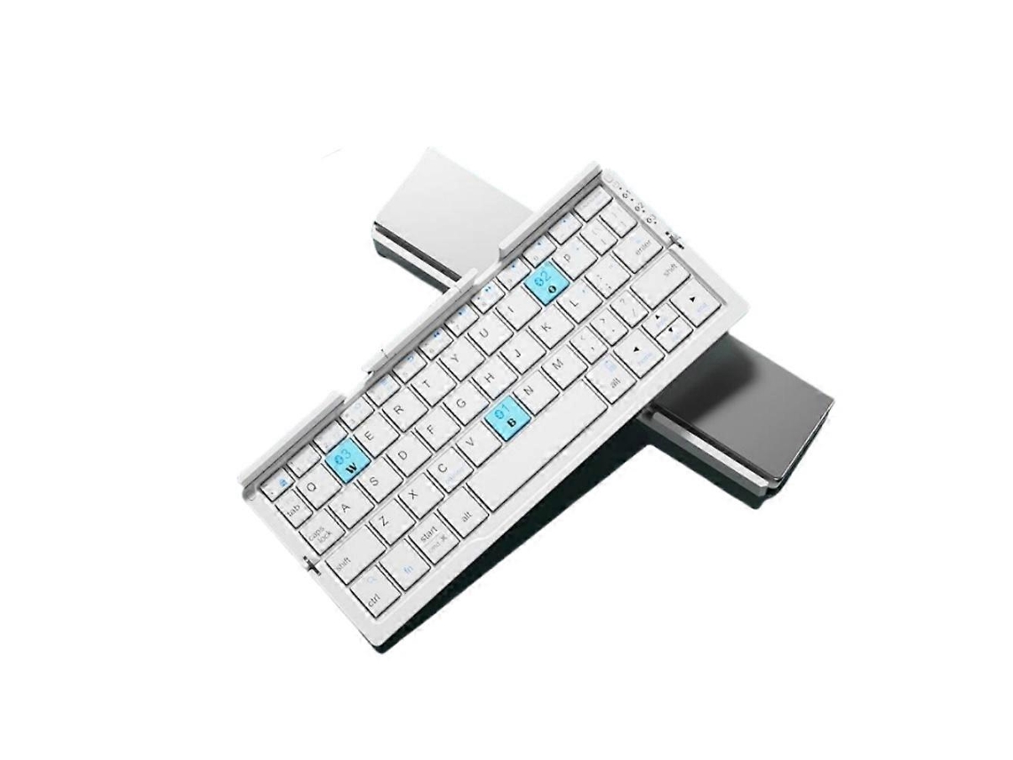 Mini teclado plegable Bow, teclado portátil inalámbrico recargable Ly Ebike