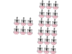 De 4 Potes Vazios Para Creme De Leite Com Tampas, Recipientes Práticos Para Creme De Leite.