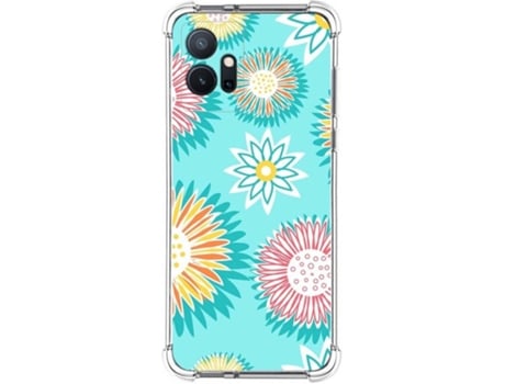 Carcasa para Vivo Y55 5G TUMUNDOSMARTPHONE Dibujos Antigolpes Flores 05 Multicolor