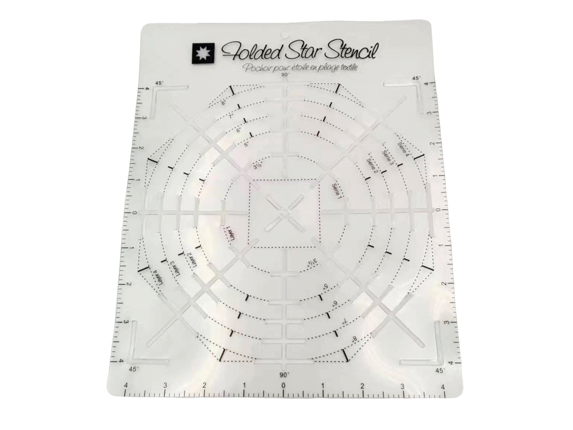 Plantilla De Guía De Estrellas: Una Regla De Costura Versátil, Precisa Y Fácil De Usar, Perfecta Para Patchwork Y Manualidades.