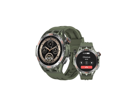 Smartwatch CHRONUS La102 para Hombre 1 43''Pantalla Amoled Asistente de Voz Ai Verde