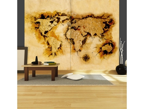 Papel de Pared ARTGEIST Mapa Mundial de Cavadores (300x231 cm)