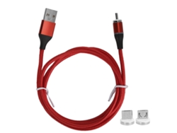 Cable De Datos Magnético (carga Ultra Rápida 5a, 3 En 1)