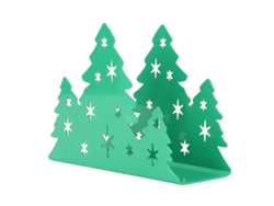 Servilletero De Acero Inoxidable Con Forma De Árbol De Navidad Para Uso Doméstico O En Restaurantes - Verde