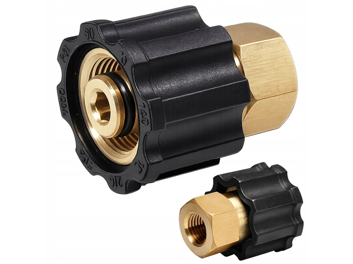 Adaptador reductor M22x1.5 a 3/8 F – Mosiço | Junta tórica | Compatible con hidrolimpiadoras Karcher
