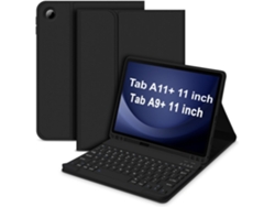 Yunzii Tab A11 Plus de 11 pulgadas (2025) en negro premium con teclado cuadrado (tamaño pequeño X230/X235/X236)