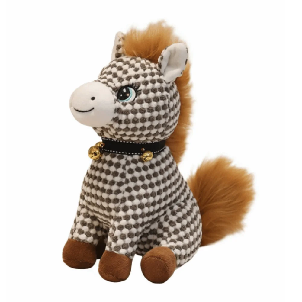 (marrón, 22 Cm) Figura De Caballo Del Zodíaco Makawaii, Linda Y Creativa.
