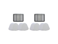 Juego de 2 filtros adecuados para aspiradora Shark Nv350 Nv351, elementos filtrantes Haipa, juego de filtros de algodón