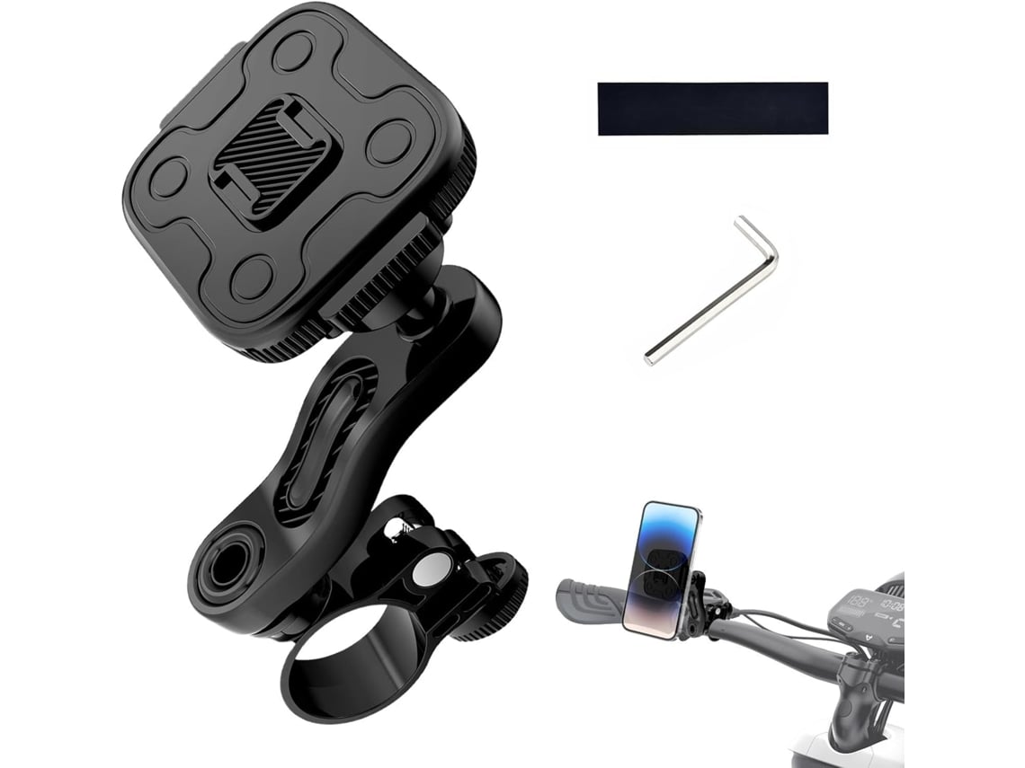 Soporte Para Teléfono De Motocicleta, Sistema De Navegación Antivibración, Soporte Seguro Para Manillar.