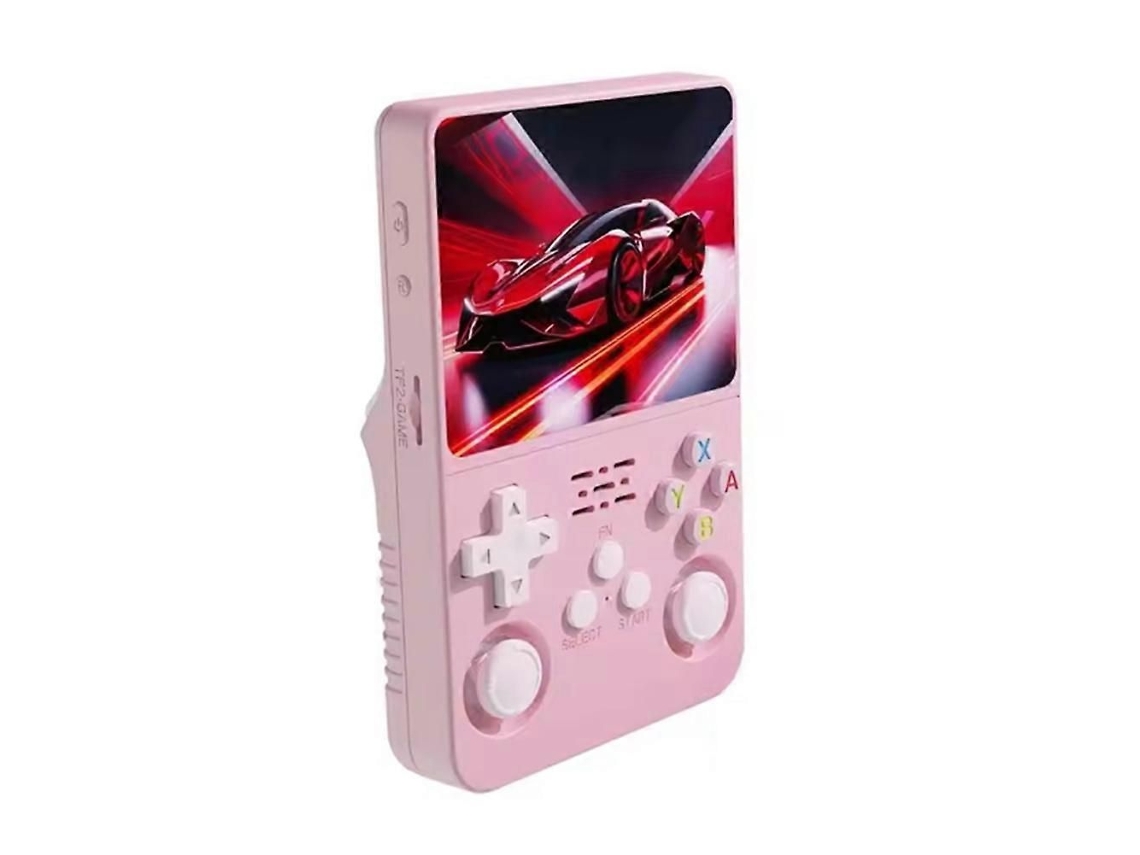 Consola de juegos portátil retro R36s con pantalla IPS de 3,5 pulgadas, joystick 3D dual, batería de 3200 mAh y 64 GB de almacenamiento. GOKOCO