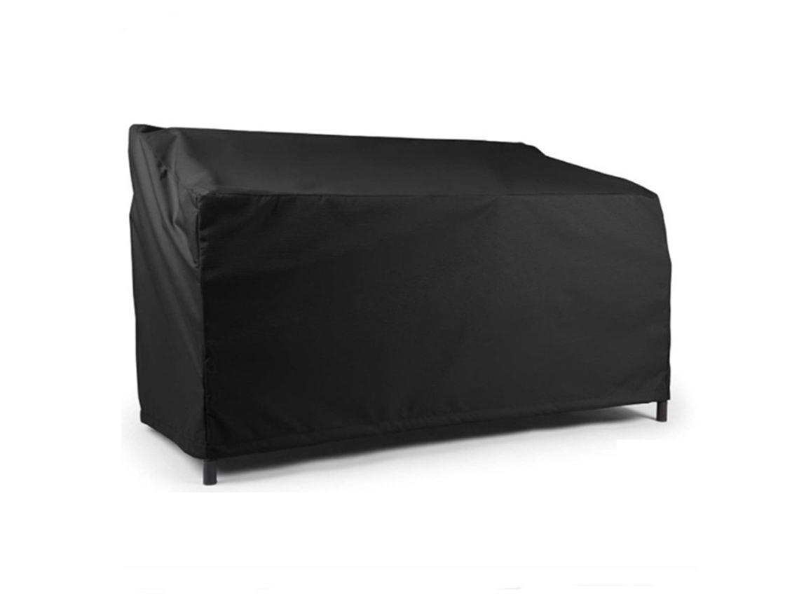 Funda para banco de patio exterior, protección completa y resistente, ajuste universal para la mayoría de los muebles, fácil de limpiar, 100 % impermeable, fabricada en China.