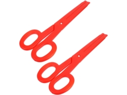Tijeras Gigantes De Plástico Rojo Para Disfraz De Payaso, Juego De 2