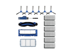 Apto para accesorios de barredora: cepillo lateral 11s, filtro Robovac 30, cepillo principal, rodillo y cubierta.