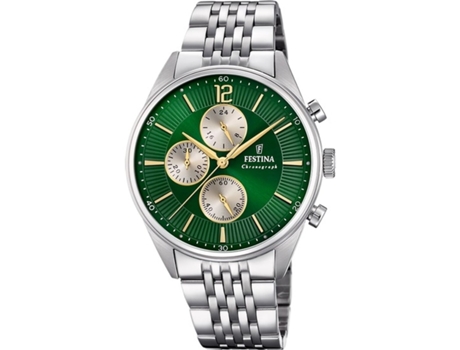 Reloj Hombre FESTINA F20285/9 Verde Plateado