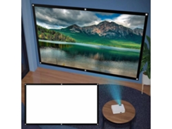 Pantalla De Proyección De 60 A 200 Pulgadas, 4:3/16:9 Hd, Pantalla De Proyección Portátil Y Plegable Para