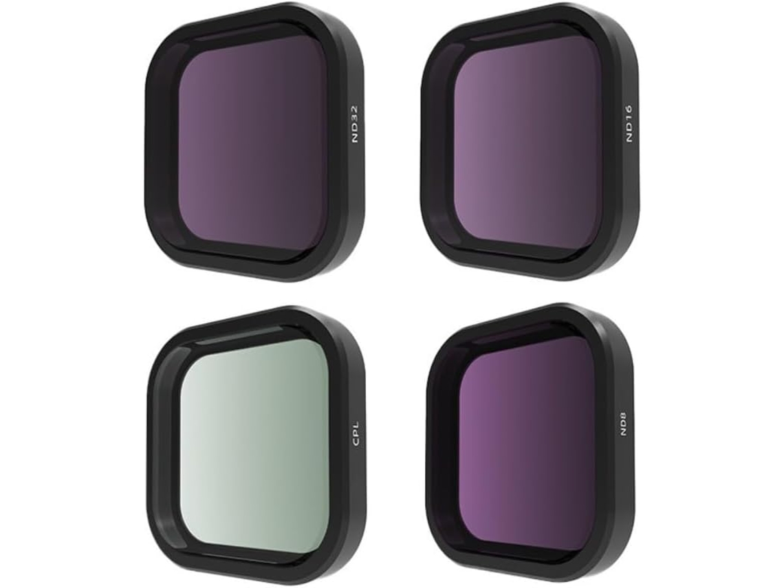 Juego De Filtros Multiusos Para Cámaras De Acción Gopro Que Incluye Nd Y