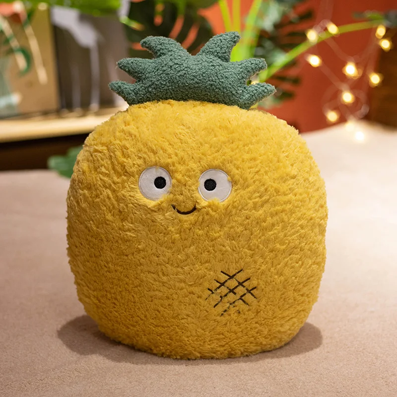 Almohada Para Adultos, Cojín, Cojín De Asiento, Cojín De Respaldo, Con Forma De Fruta (piña, 45 Cm).