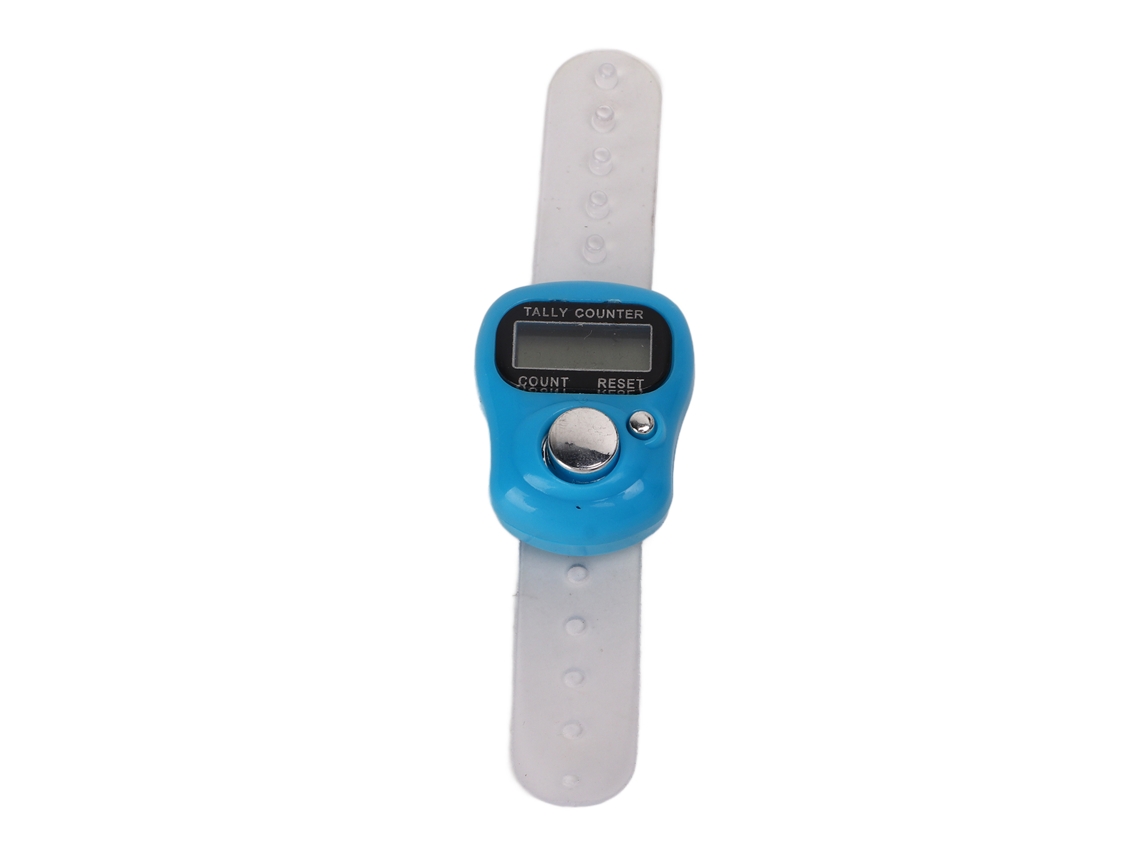 Contador Electrónico Digital De Dedos Con Pantalla Led, 5 Dígitos, Plástico, Para Diversas Aplicaciones.