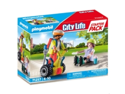 City Life Starter Pack Rescate Con Balance Racer PLAYMOBIL