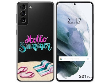 Carcasa Samsung Galaxy S21+ Plus 5G TUMUNDOSMARTPHONE Dibujos Transparente Multicolor