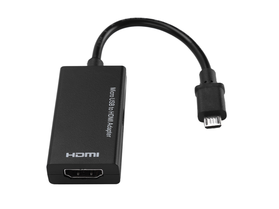 Adaptador Micro Usb A Hdmi 1080p Con Sonido Estéreo De 8 Canales Para Android