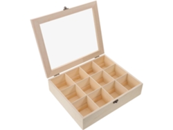 Organizador Madera Secar 30x30x5 Transparente Almacenamiento Sucia Dispensador Detergente Contenedor