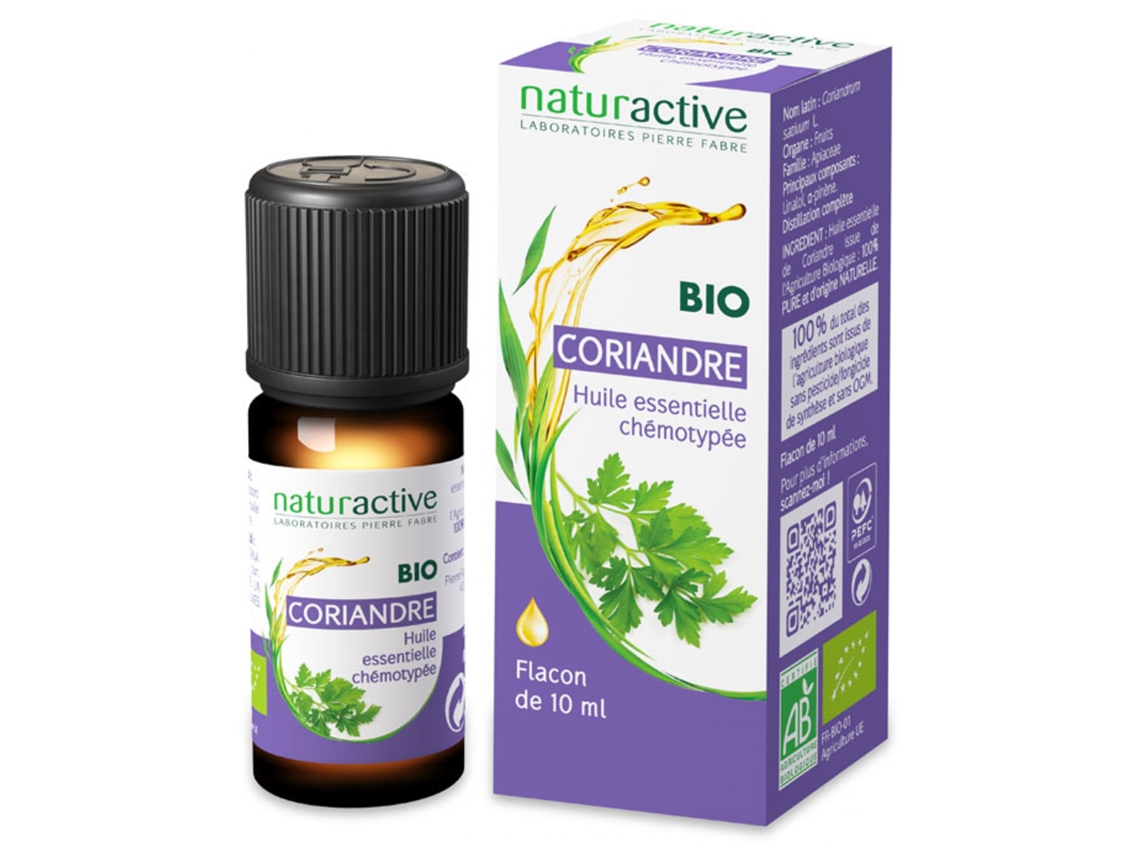 Aceite Esencial Cilantro Coriandre Sativum L. Bio 10 Ml NATURACTIVE