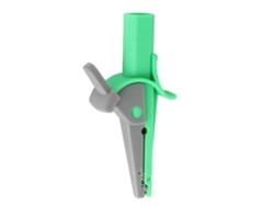 Pinza De Prueba Aislada Con Conector Banana De 4 Mm, Apertura De 20 Mm, Para Automóviles, Camiones Y Proyectos Eléctricos, Color Verde J.60041