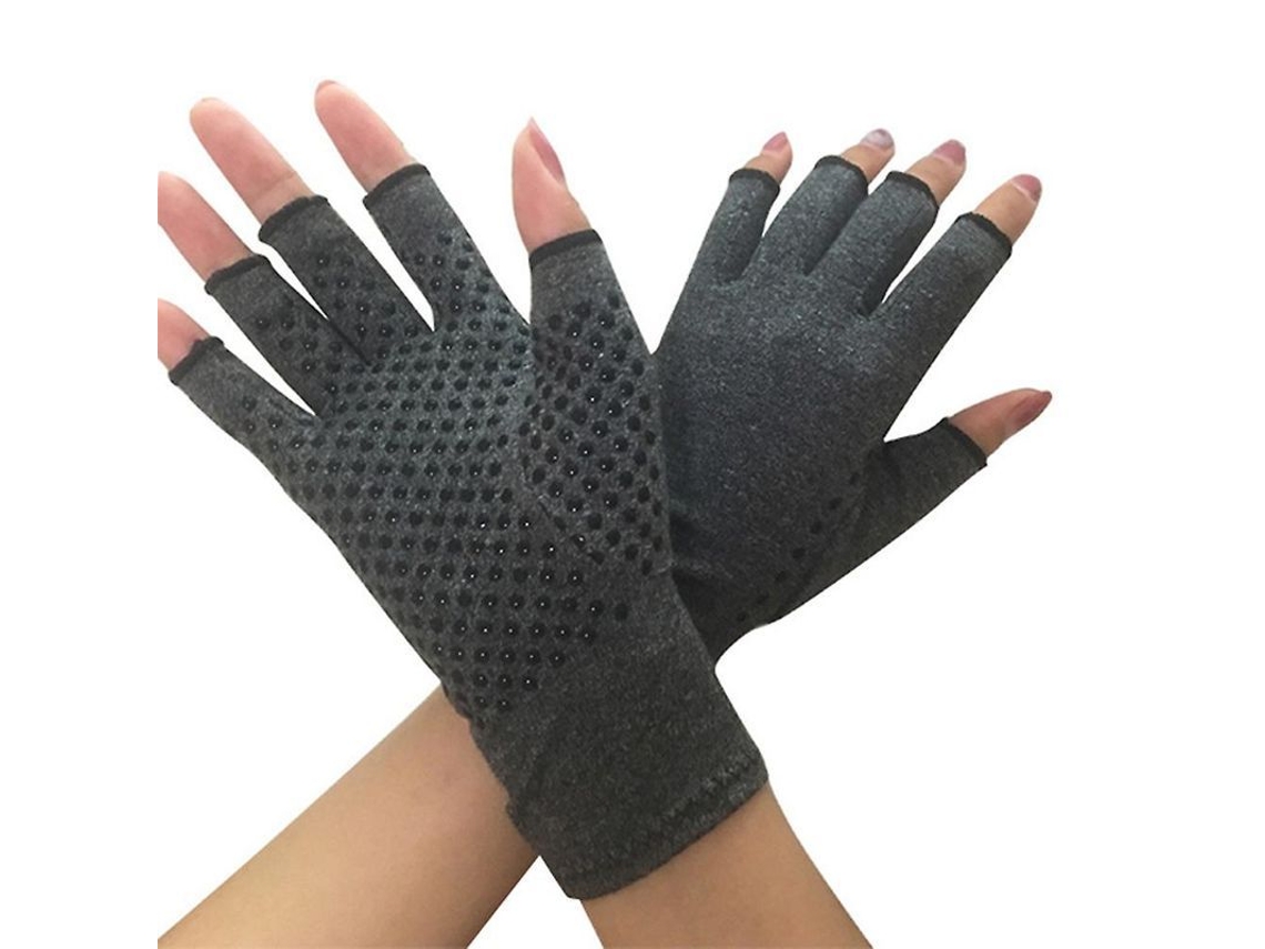 Guantes De Compresión Para La Artritis: Alivio Del Dolor Articular, Soporte Para La Muñeca, Sin Dedos, Mejoran La Circulación.