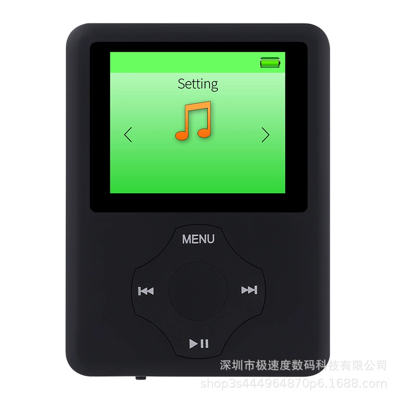 Reproductor MP3 portátil Bluetooth Siurn Hc01 de 16 GB y 8 GB, color negro