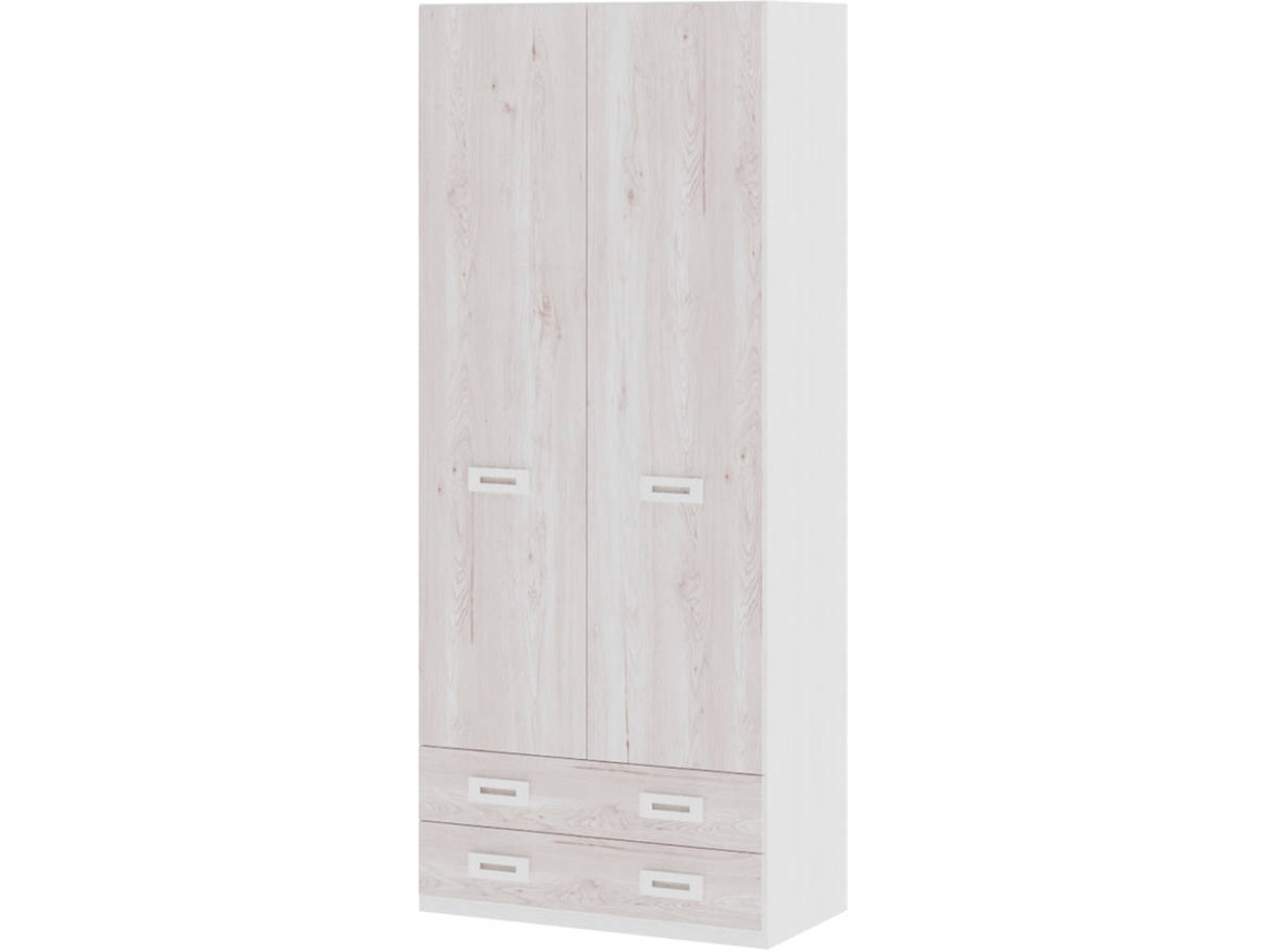 Armario MUEBLAM Nieve Artic Melamina (99x232x50 cm)