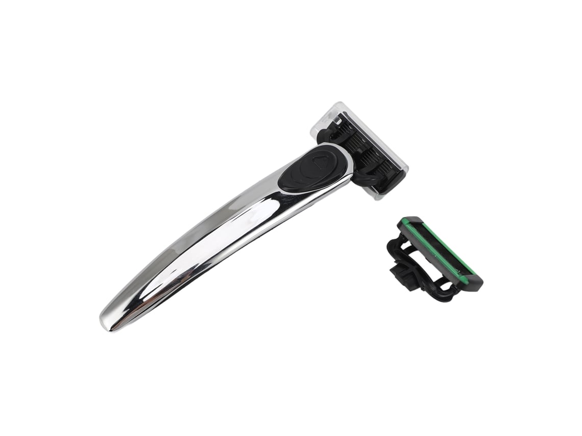 Aparador De Barba Seguro Manual Com 7 Camadas Cabeça De Corte Metal Removível Ferramenta De Grooming