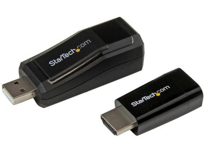 Adaptador STARTECH SAMCHDFEK (USB 2.0-HDMI - Negro)