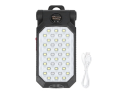 2026-linterna Led Recargable Cob Luz De Trabajo Magnética Ajustable Linterna De Campaña