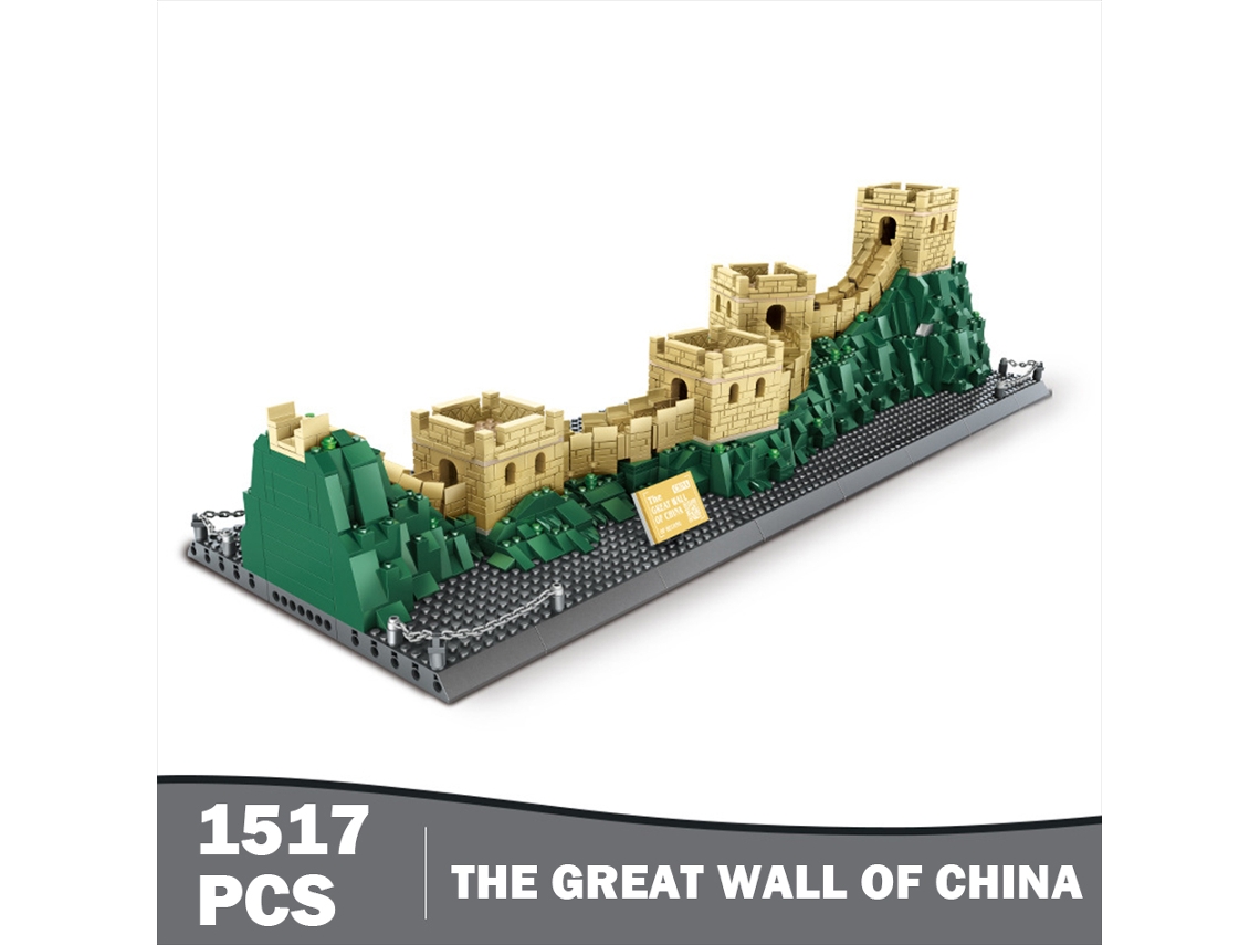 (1517 Piezas) Sitios Patrimonio De La Humanidad - Gran Muralla - Bloques De Construcción Modelo - Juguete Para Armar, Regalo Para Niños