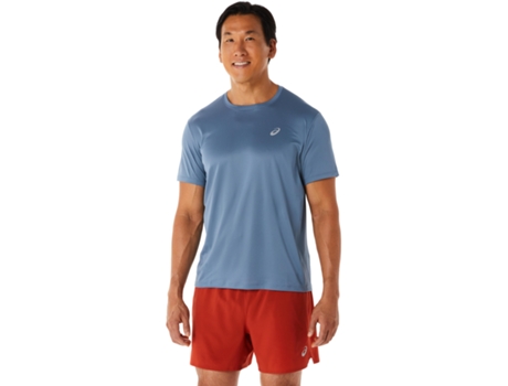 Camiseta de Hombre para Running ASICS Corta Katakana Talla Azul (S)