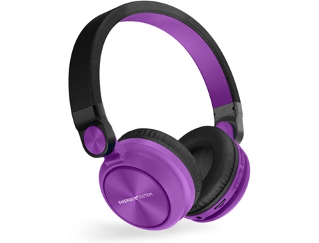 Auriculares Bluetooth ENERGY SISTEM Urban 2 Radio (On Ear - Micrófono - Morado)
