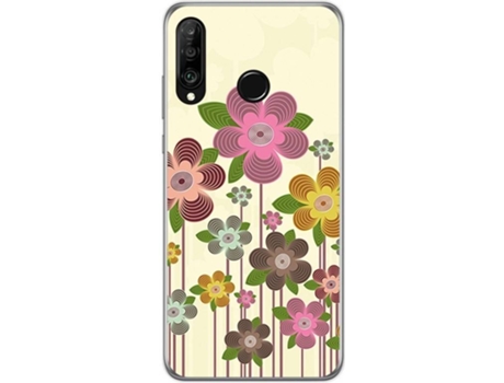Carcasa Huawei P30 Lite TUMUNDOSMARTPHONE Primavera En Flor Multicolor